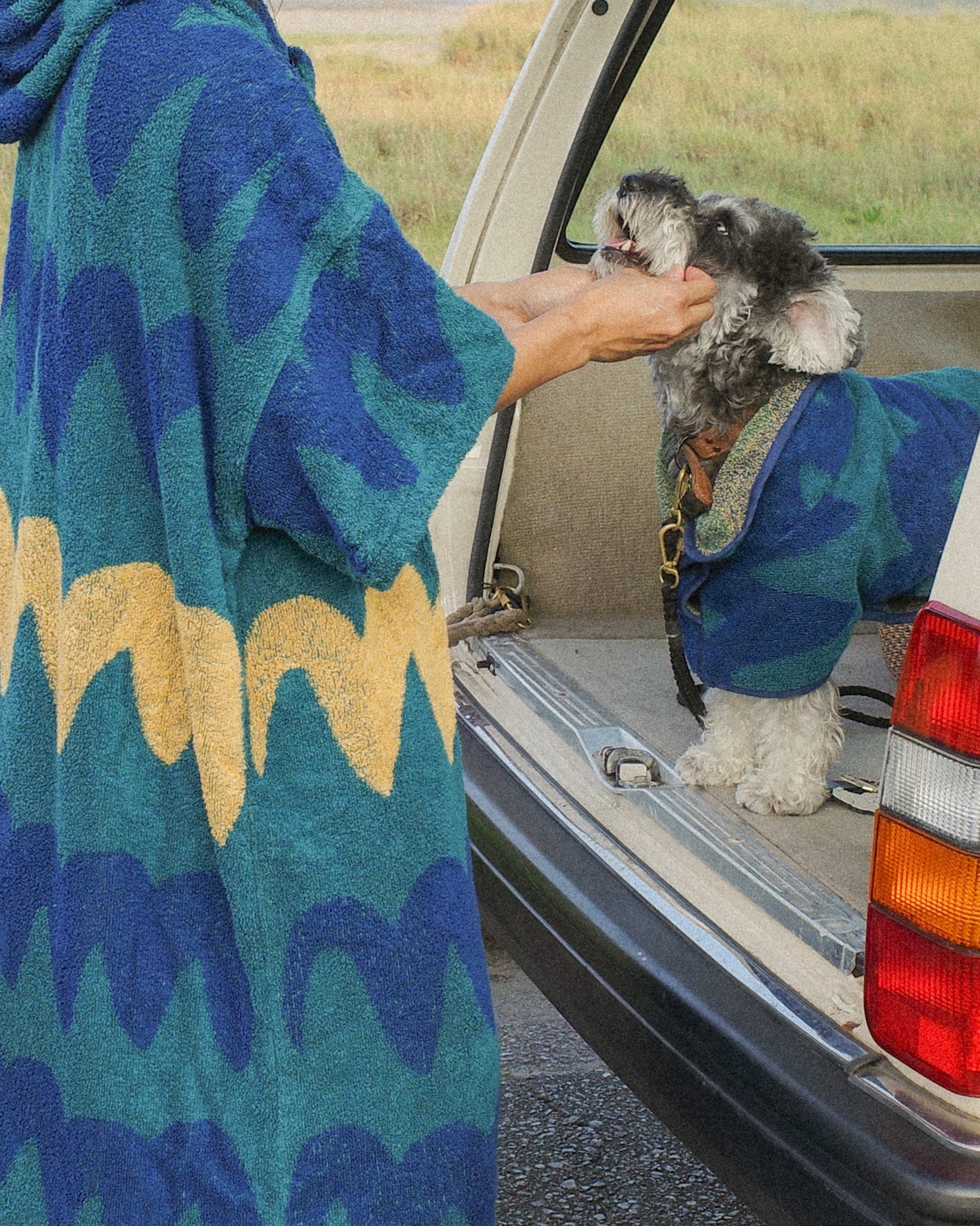 《オーガニックコットン》Dog Robe & Beach Towel