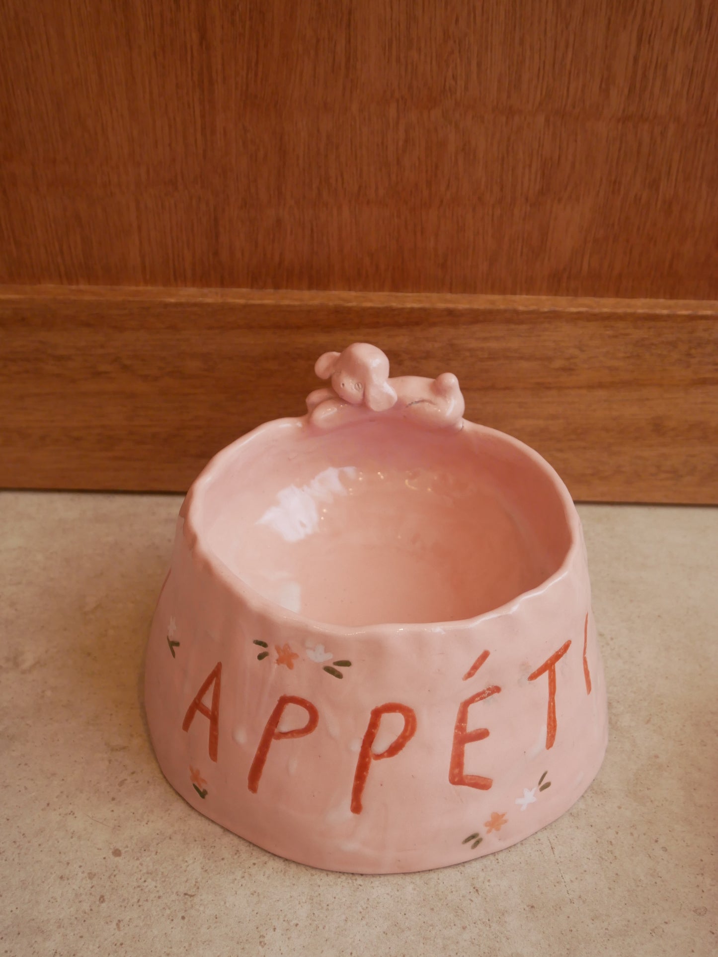 special dog bowls made by arimeyaki