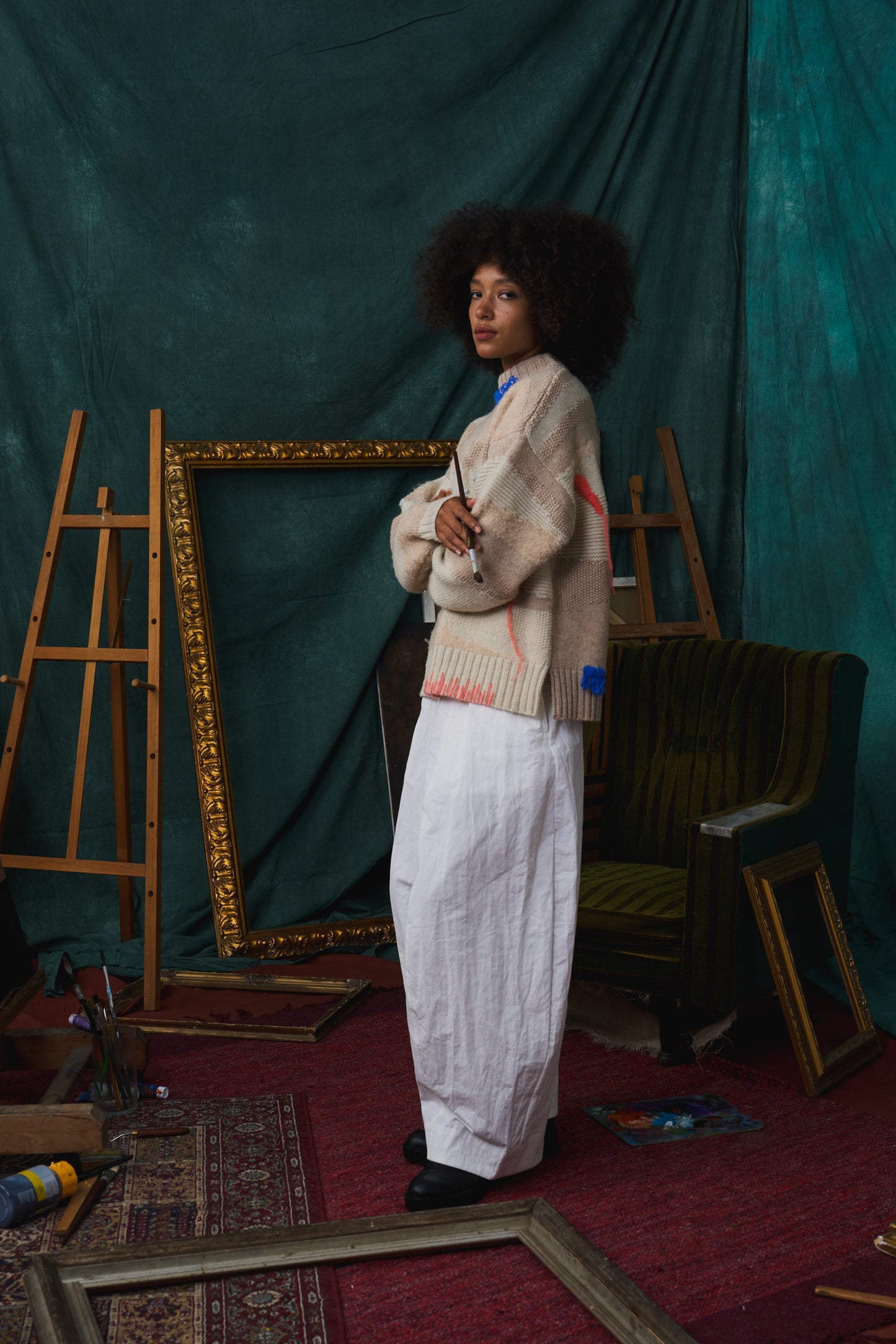 《人間用の服》multi knit / H01