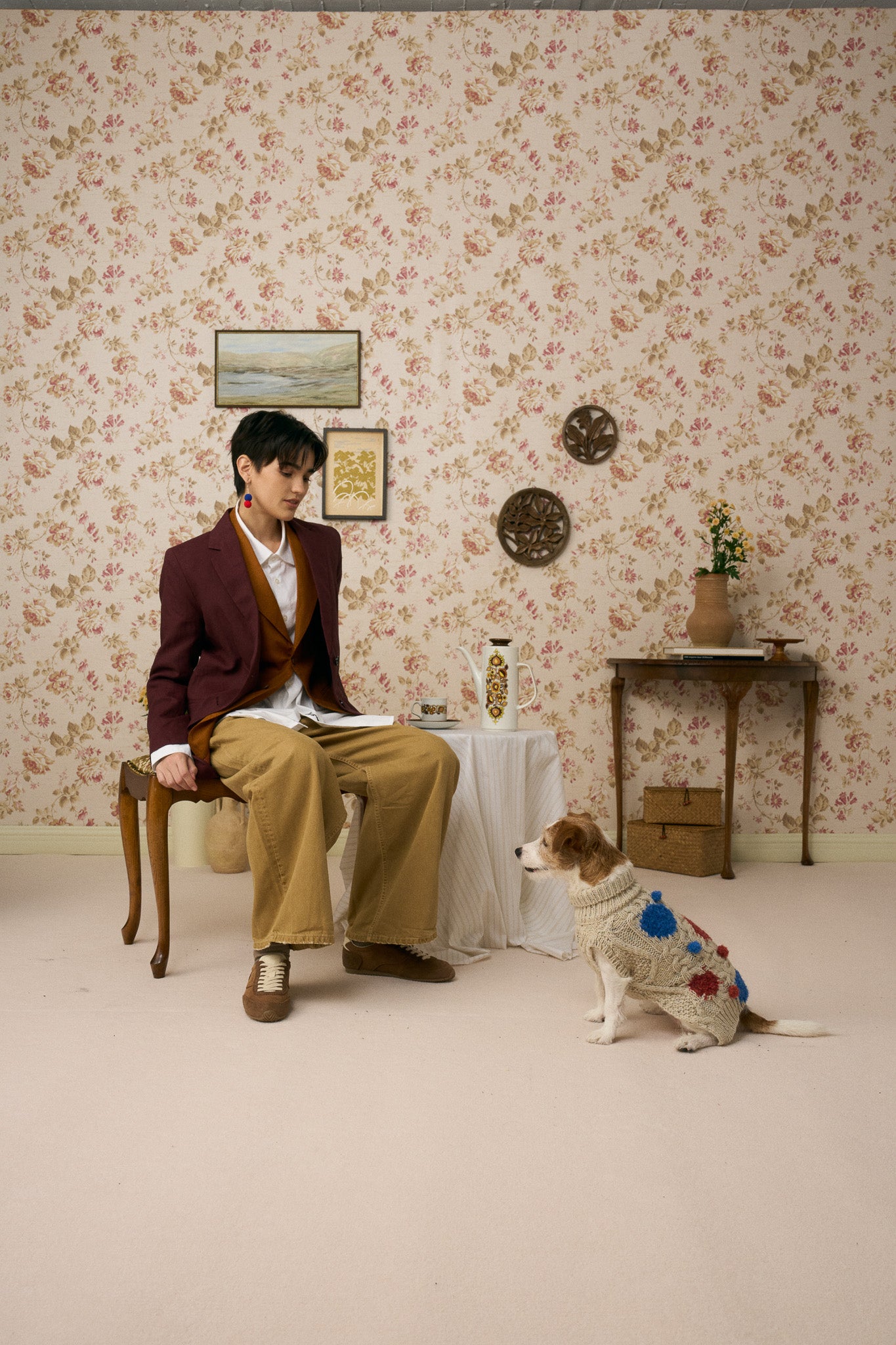 《犬服》multi knit / No. 504