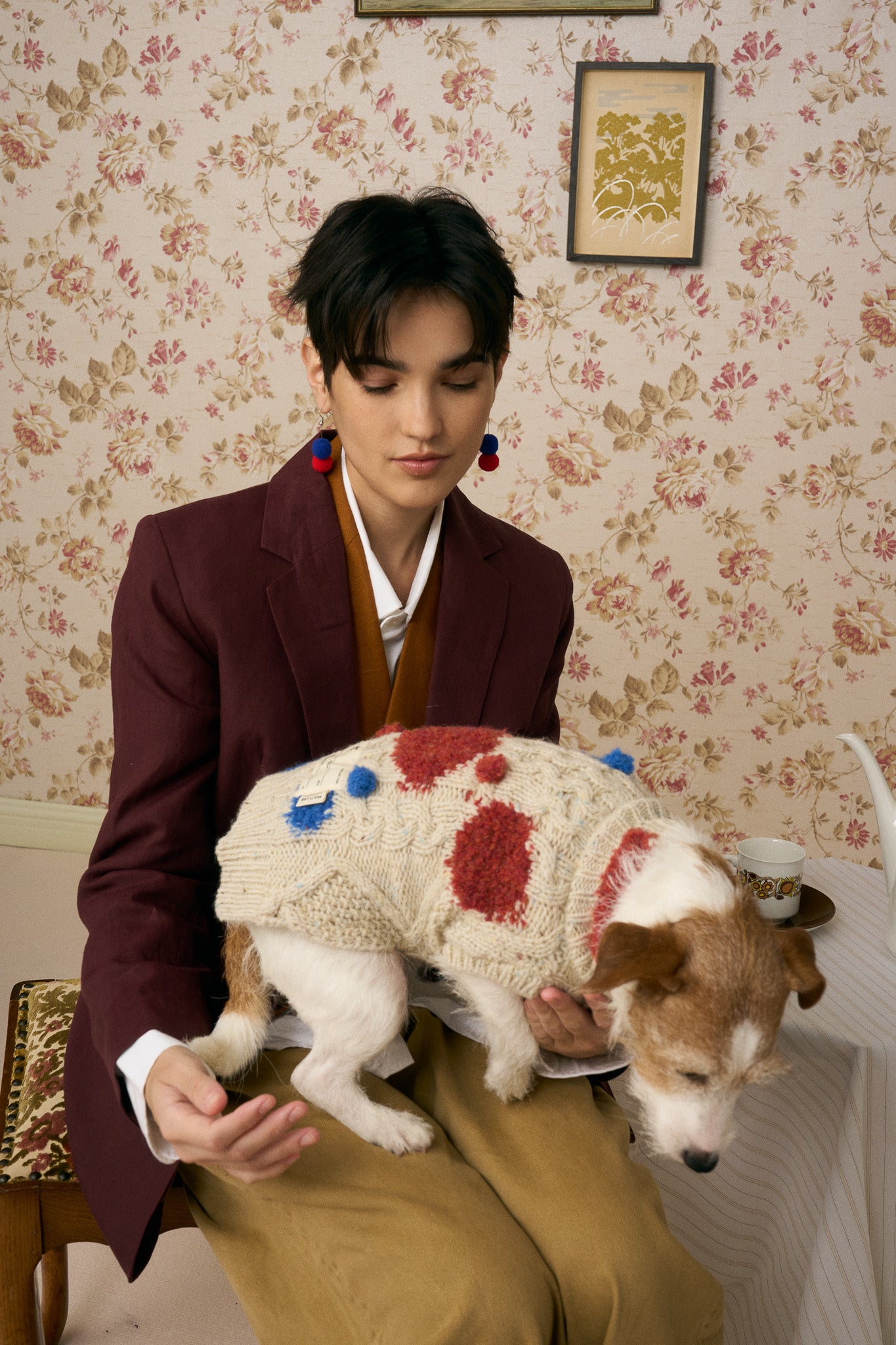 《犬服》multi knit / No. 504