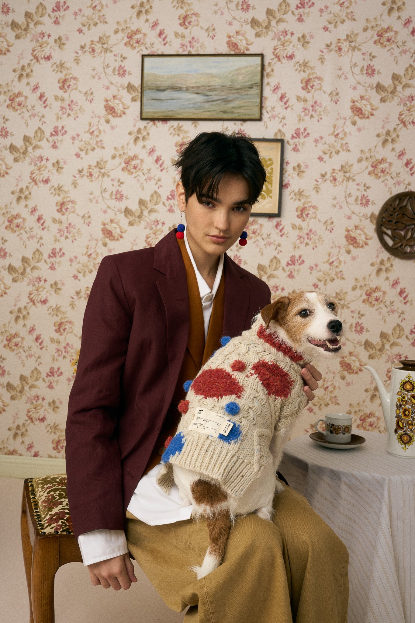 《犬服》multi knit / No. 504