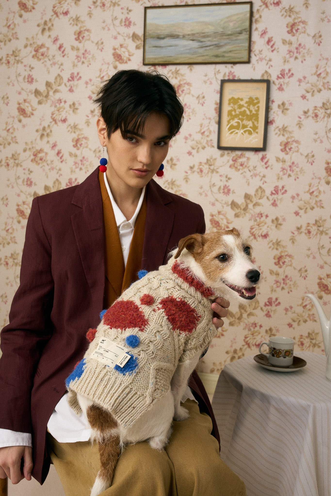 《犬服》multi knit / No. 504