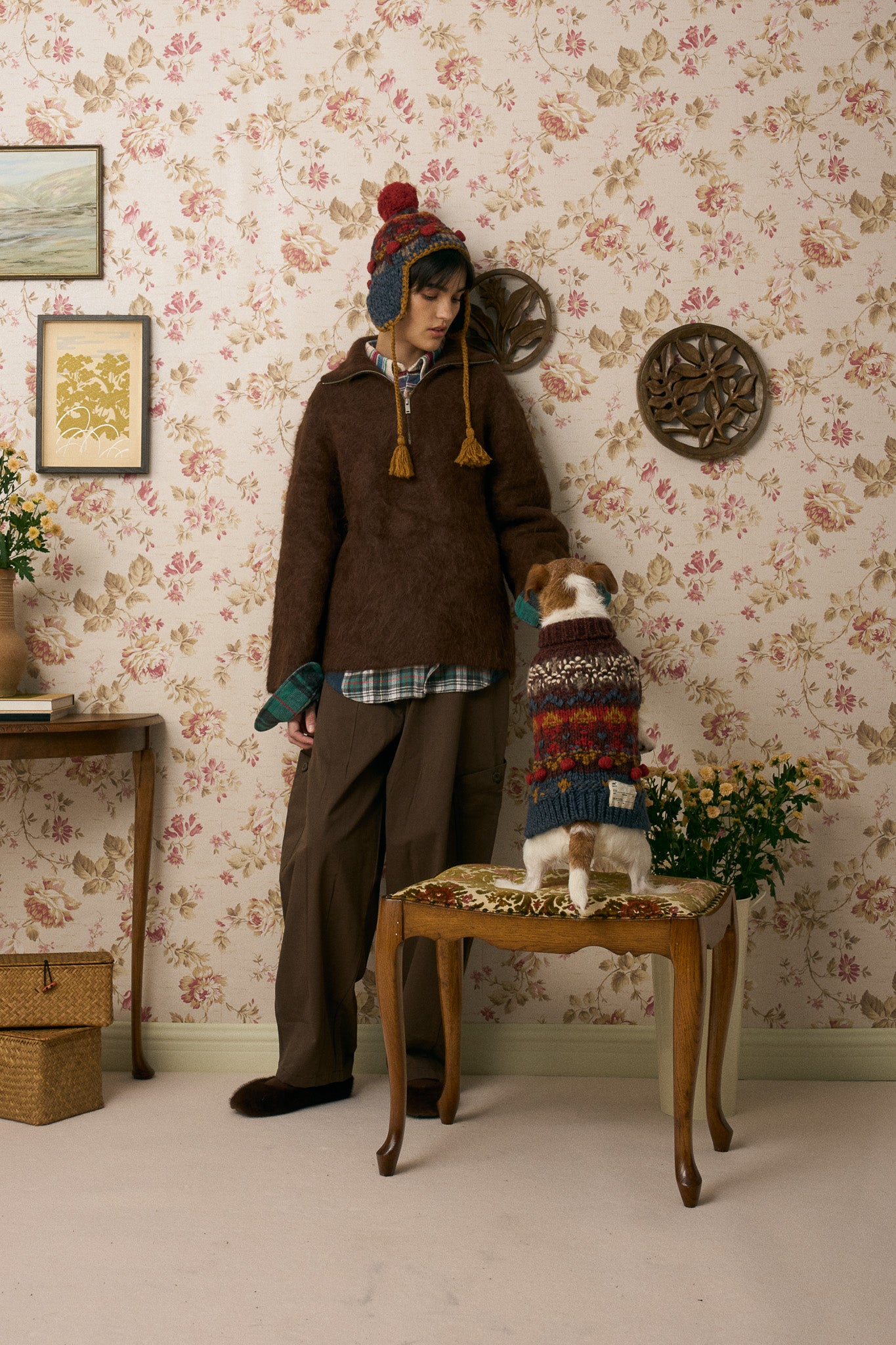 《犬服》multi knit / No. 501