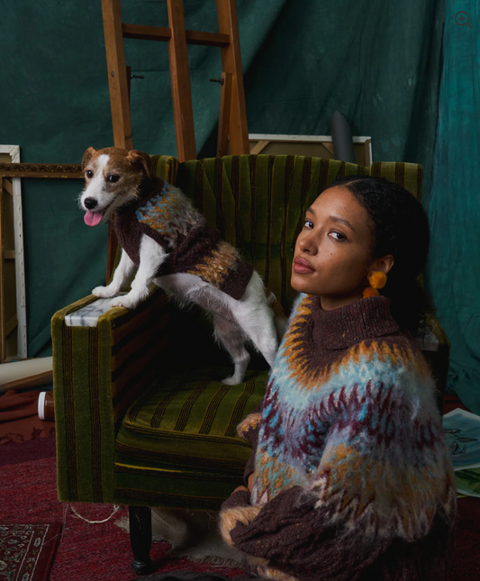 《犬服》multi knit / No. 410 + H02