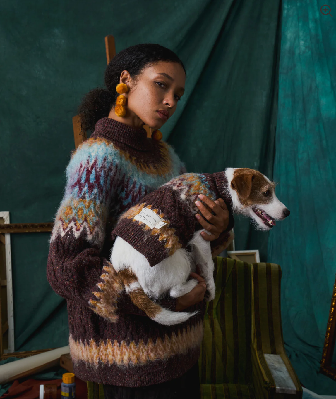 《犬服》multi knit / No. 410 + H02