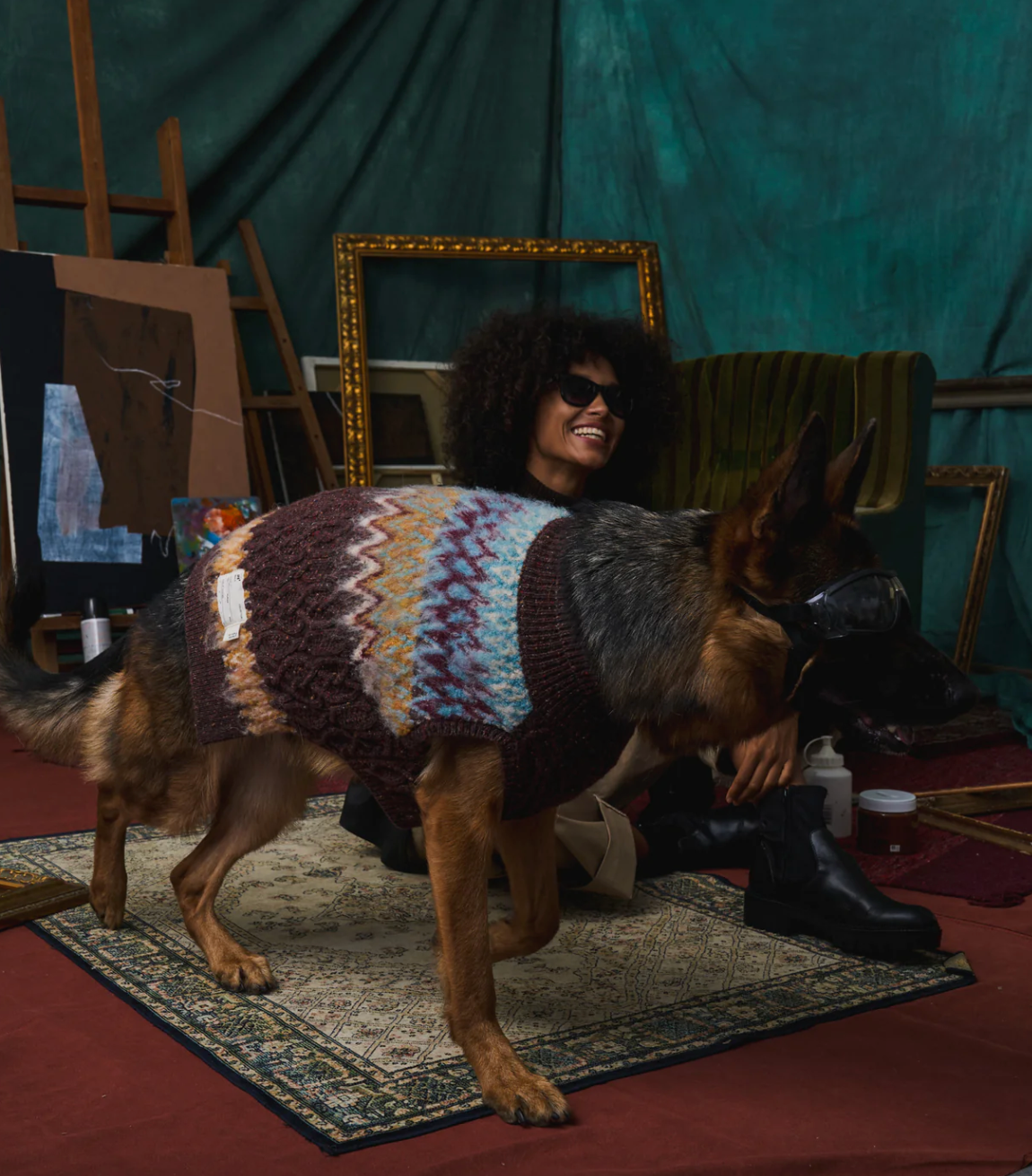 《犬服》multi knit / No. 410 + H02