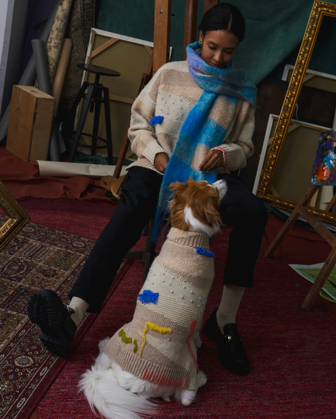 《犬服》multi knit / No. 405 +H01