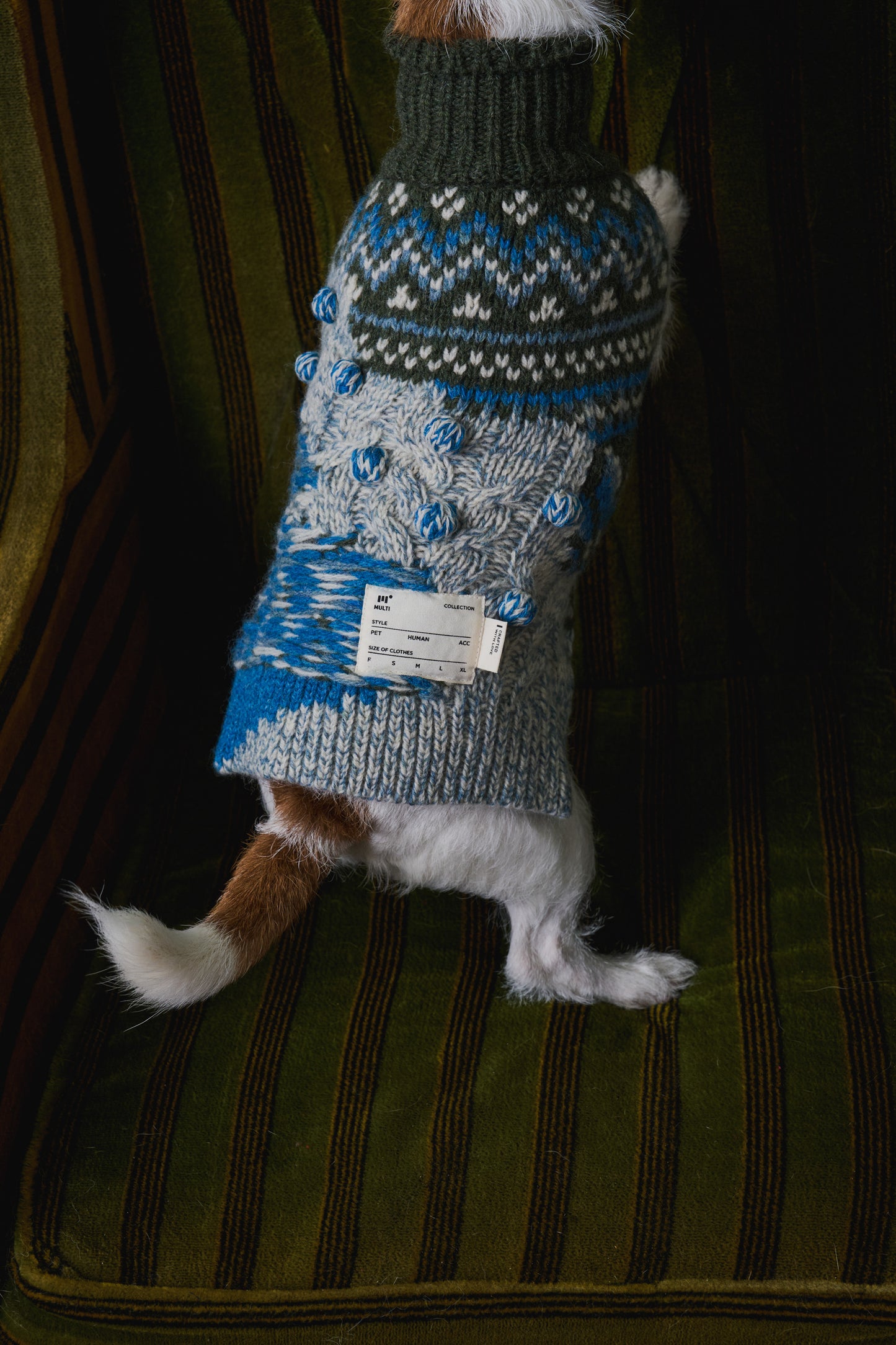 《犬服》multi knit / No. 404