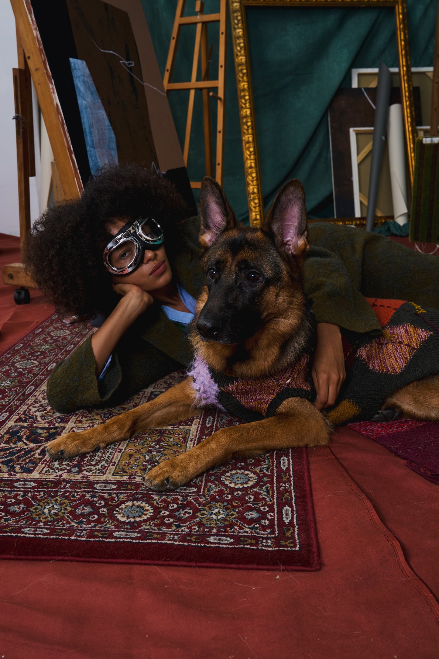 《犬服》multi knit / No. 408