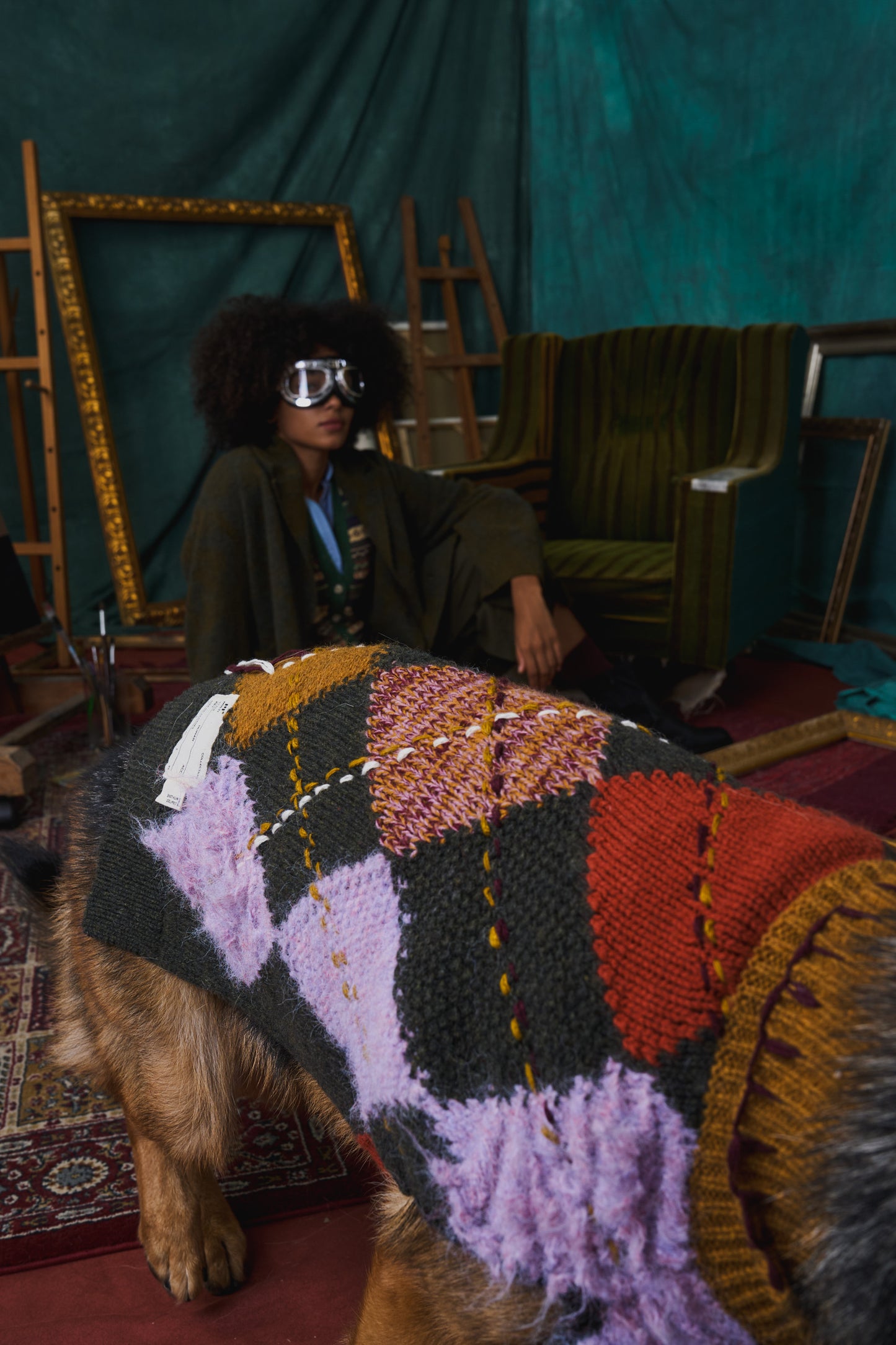 《犬服》multi knit / No. 408