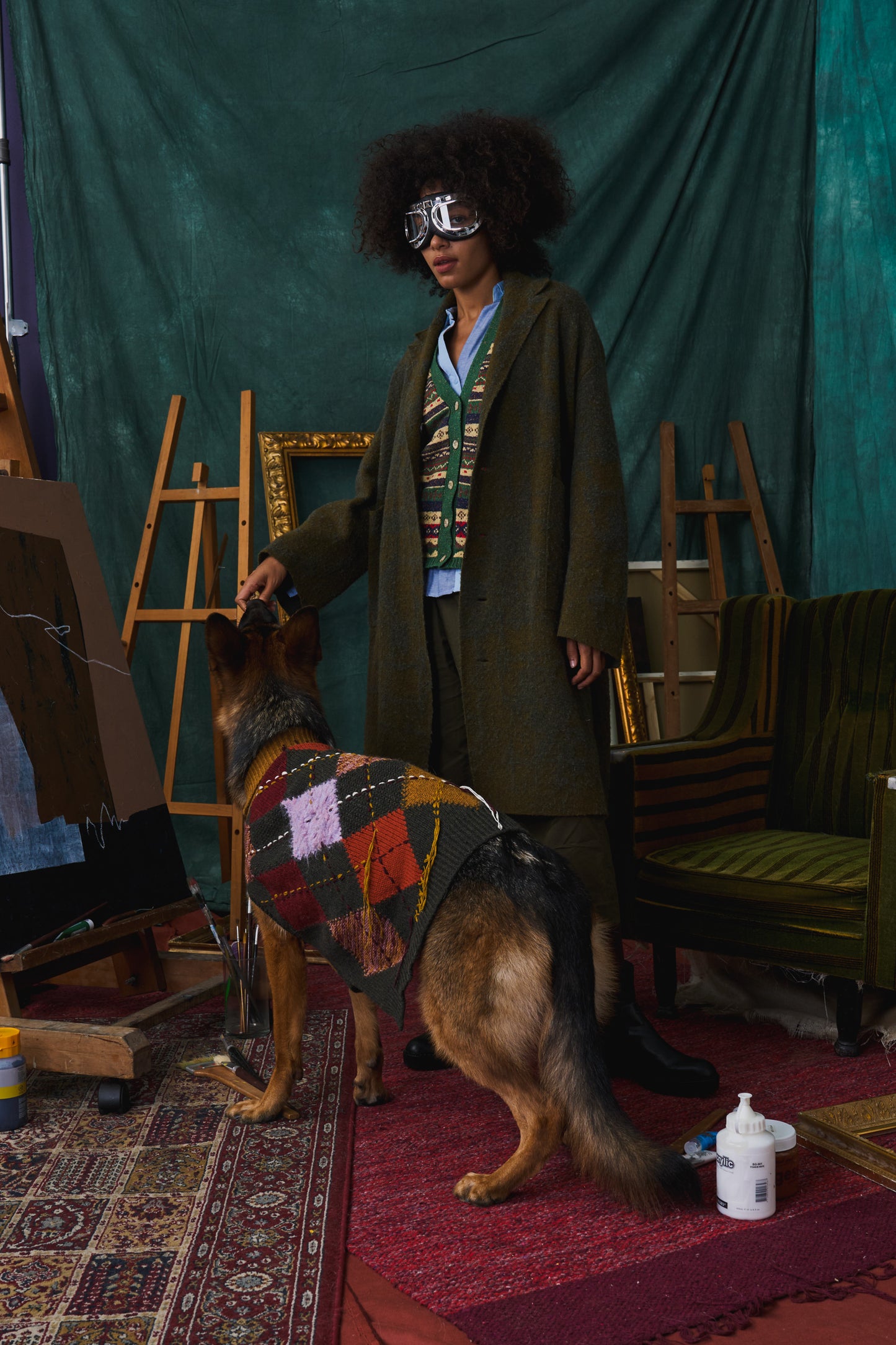 《犬服》multi knit / No. 408