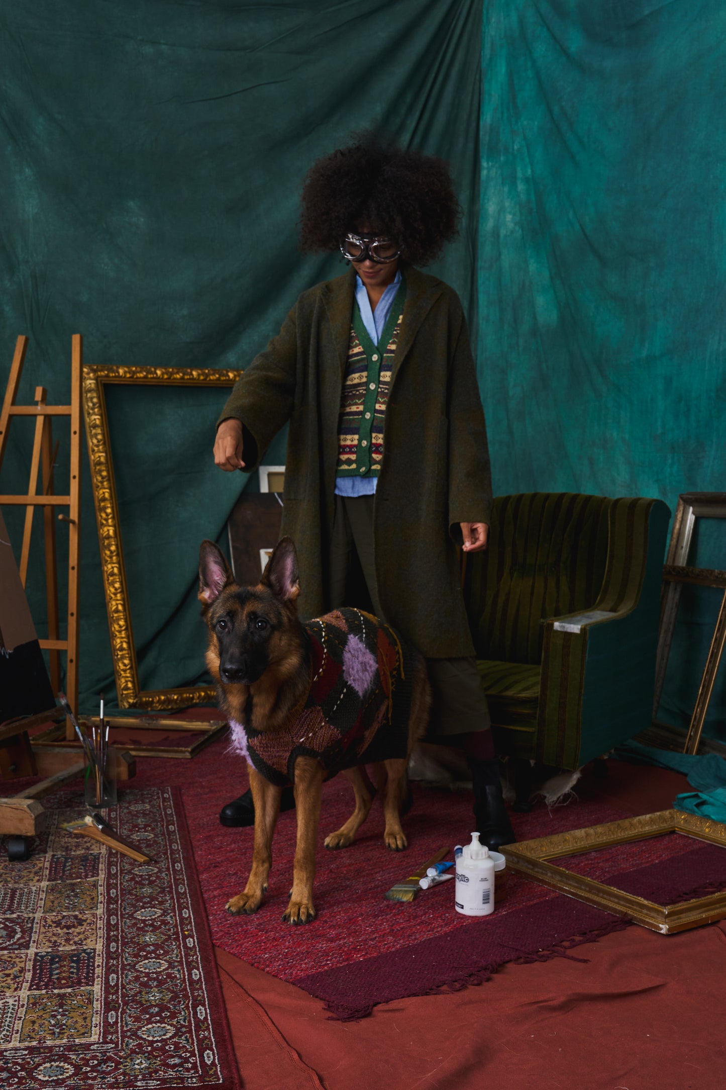 《犬服》multi knit / No. 408