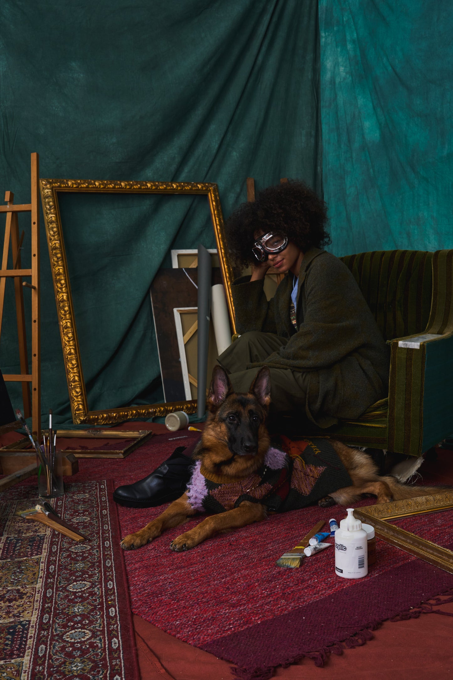 《犬服》multi knit / No. 408