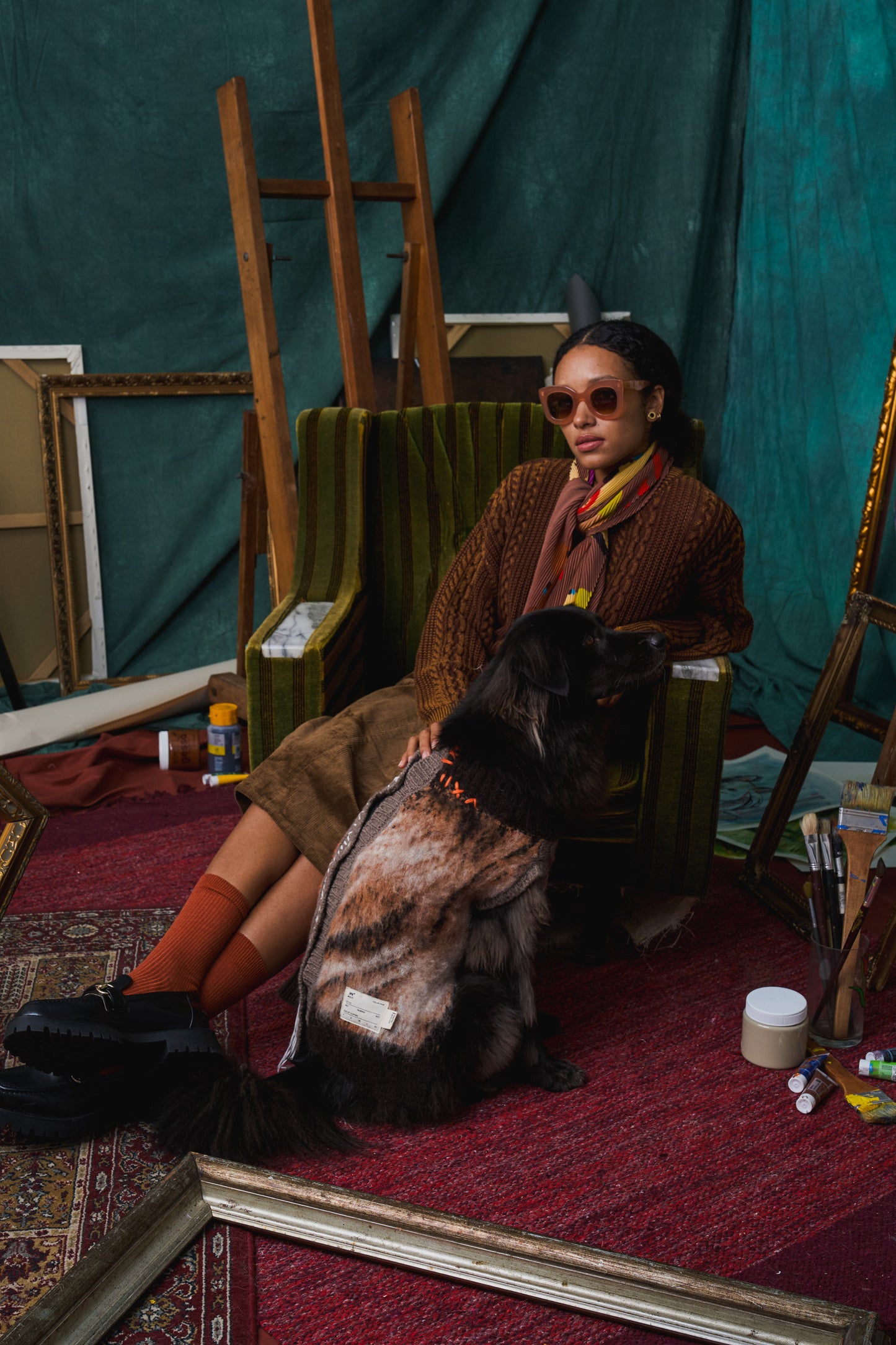 《犬服》multi knit / No. 409