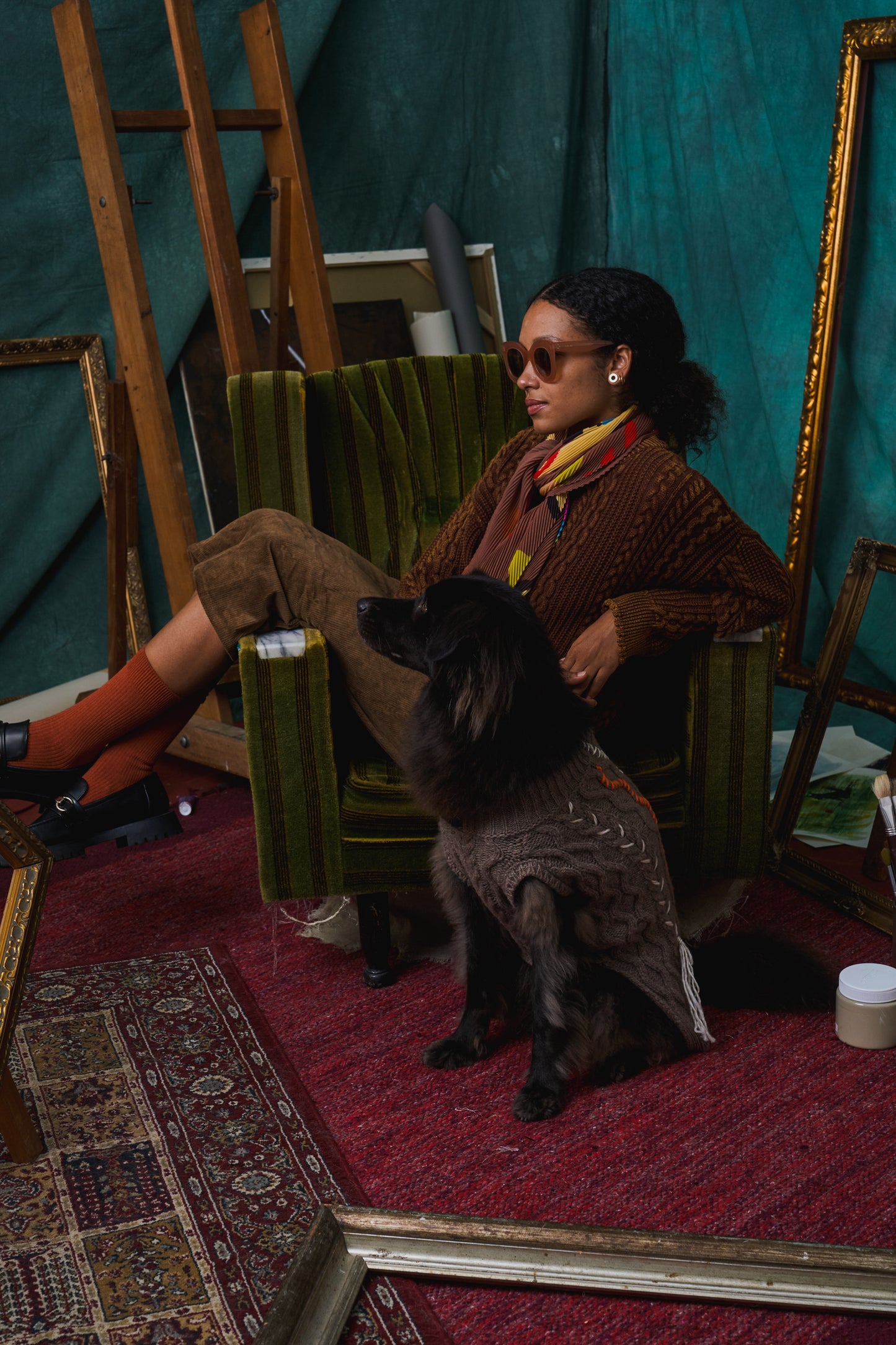 《犬服》multi knit / No. 409