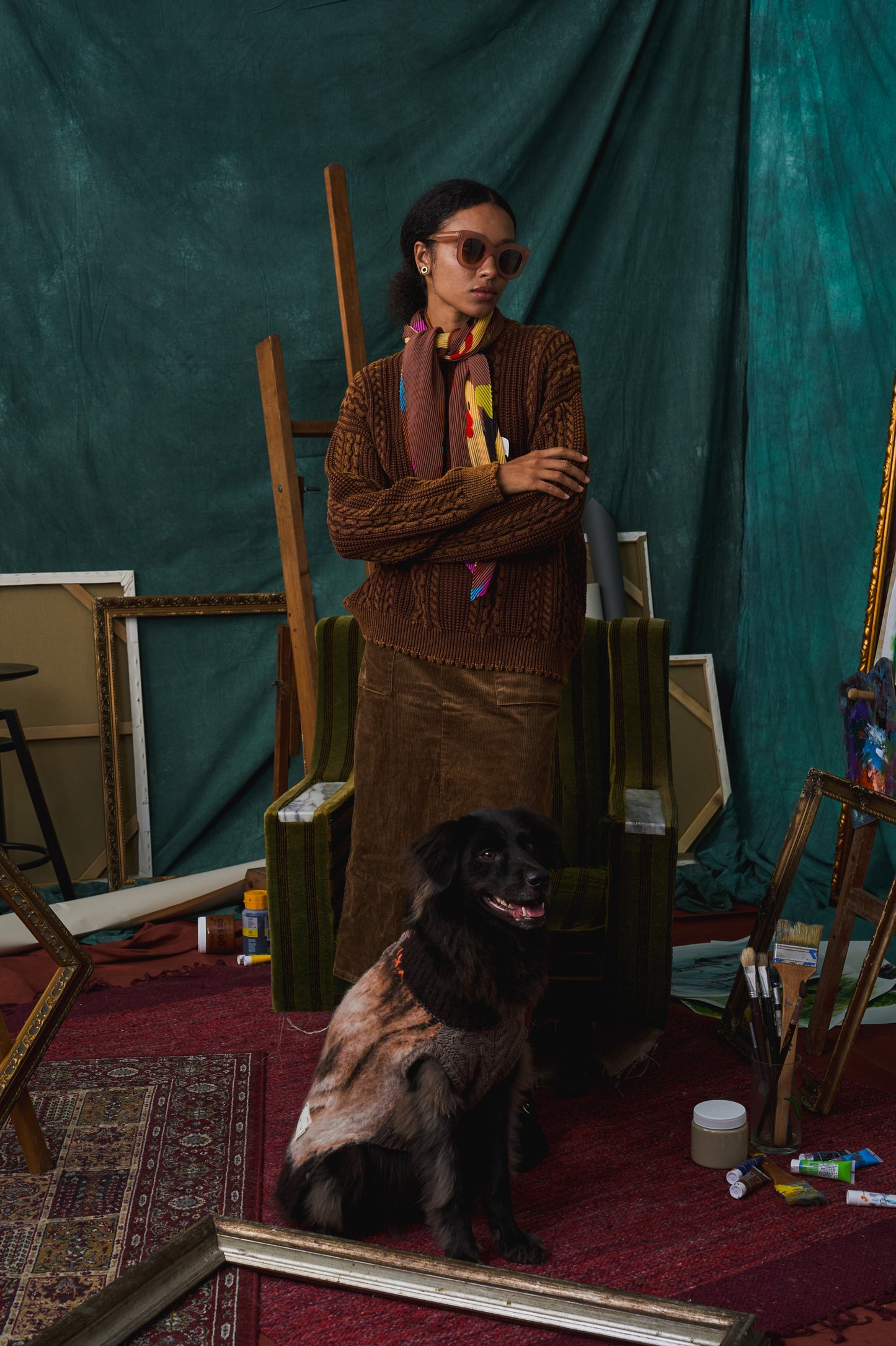 《犬服》multi knit / No. 409