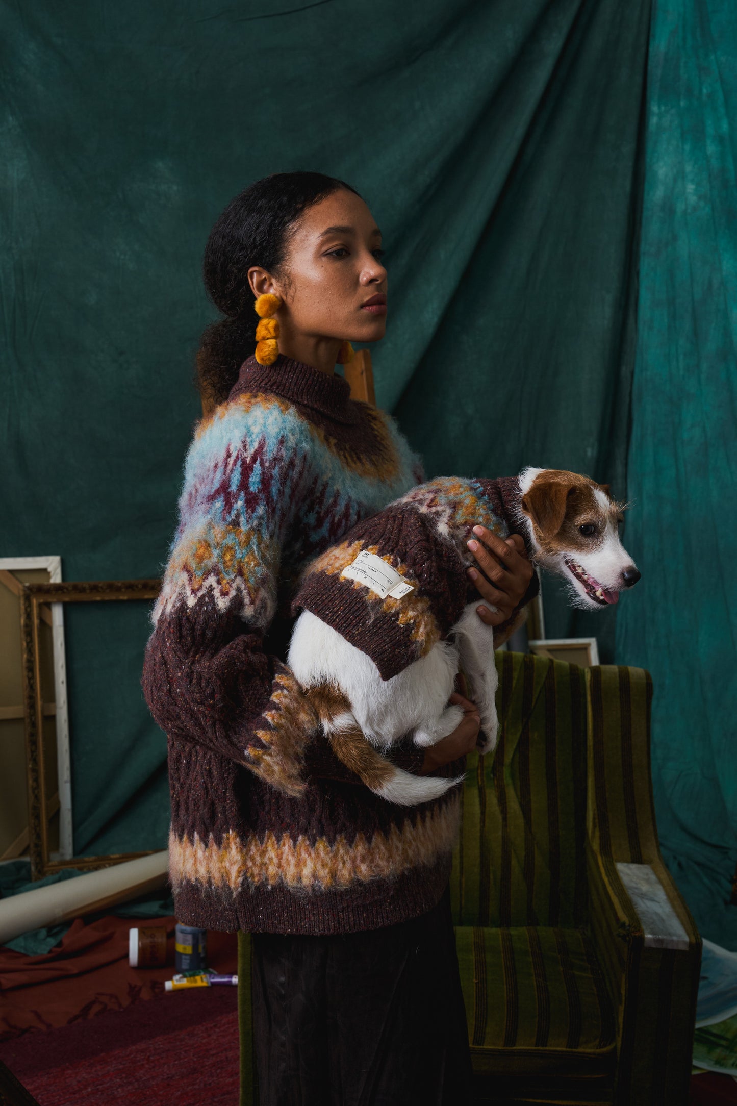 《犬服》multi knit / No. 410 + H02