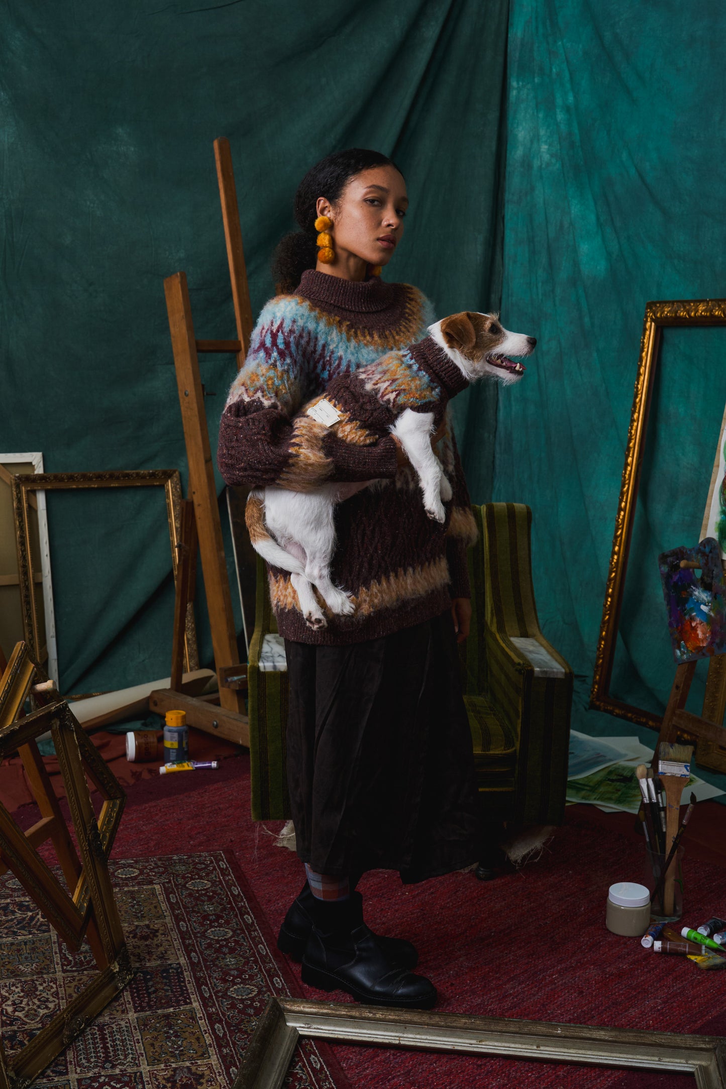 《犬服》multi knit / No. 410 + H02