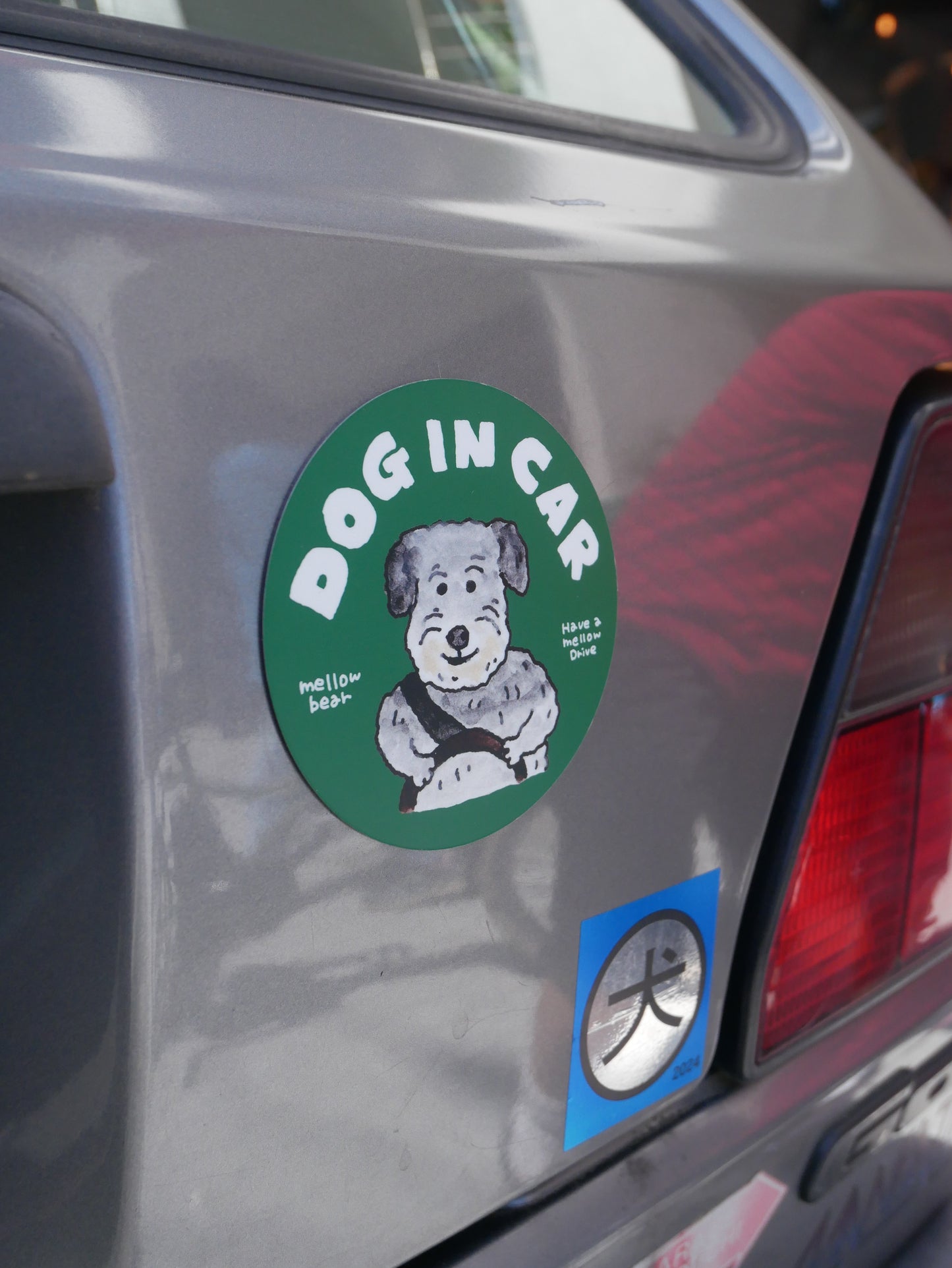 DOG IN CAR magnet