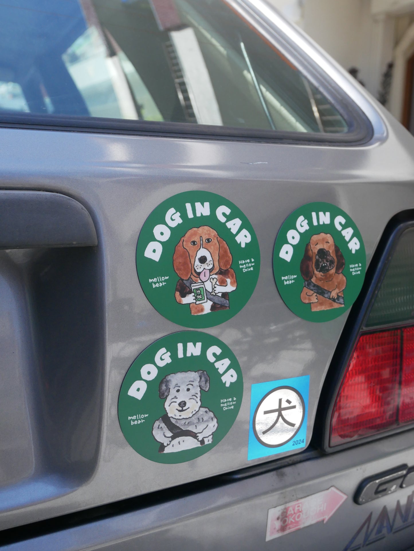 DOG IN CAR magnet