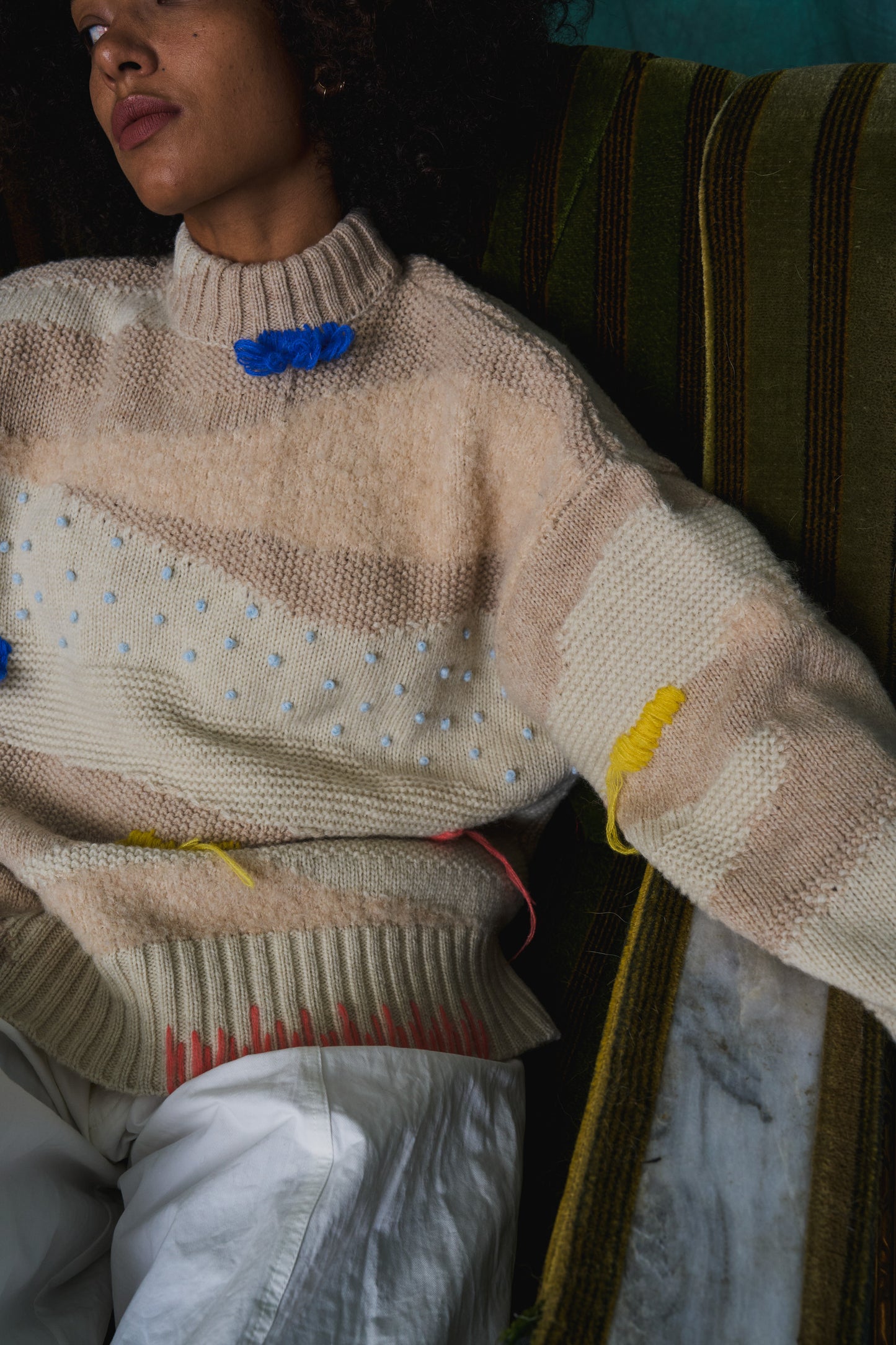 《人間用の服》multi knit / H01