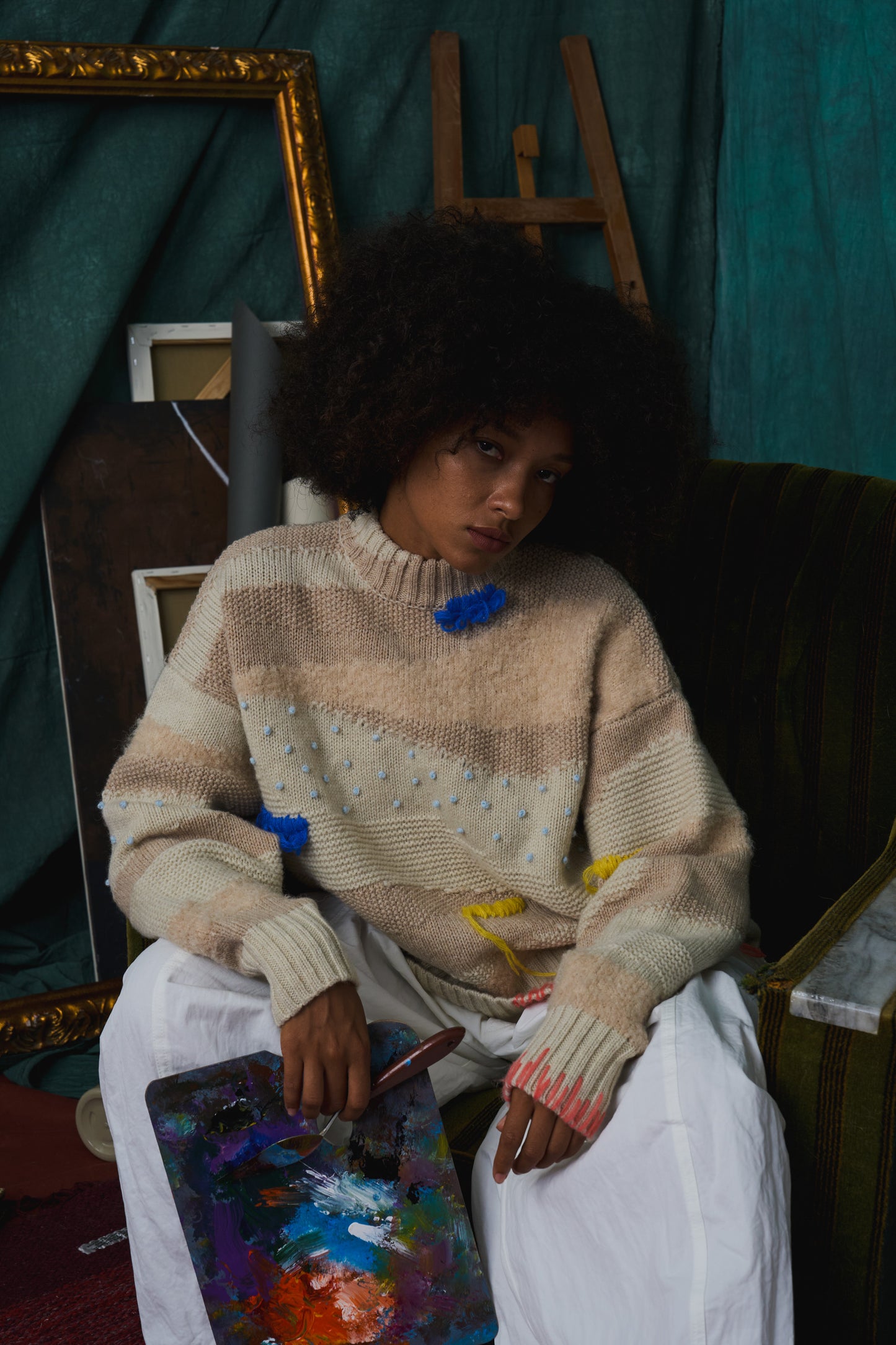 《人間用の服》multi knit / H01