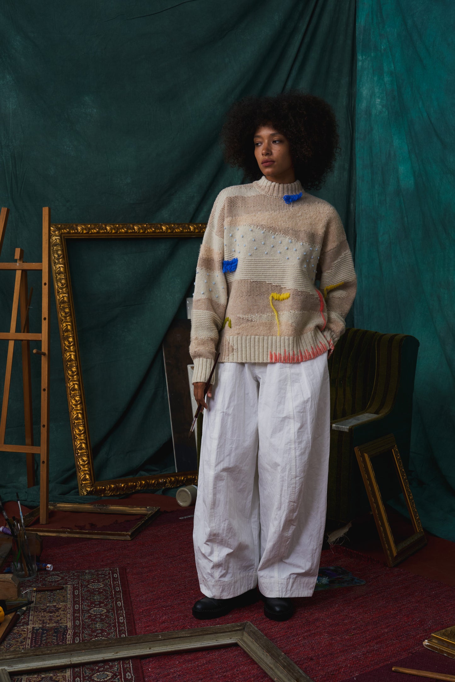 《人間用の服》multi knit / H01