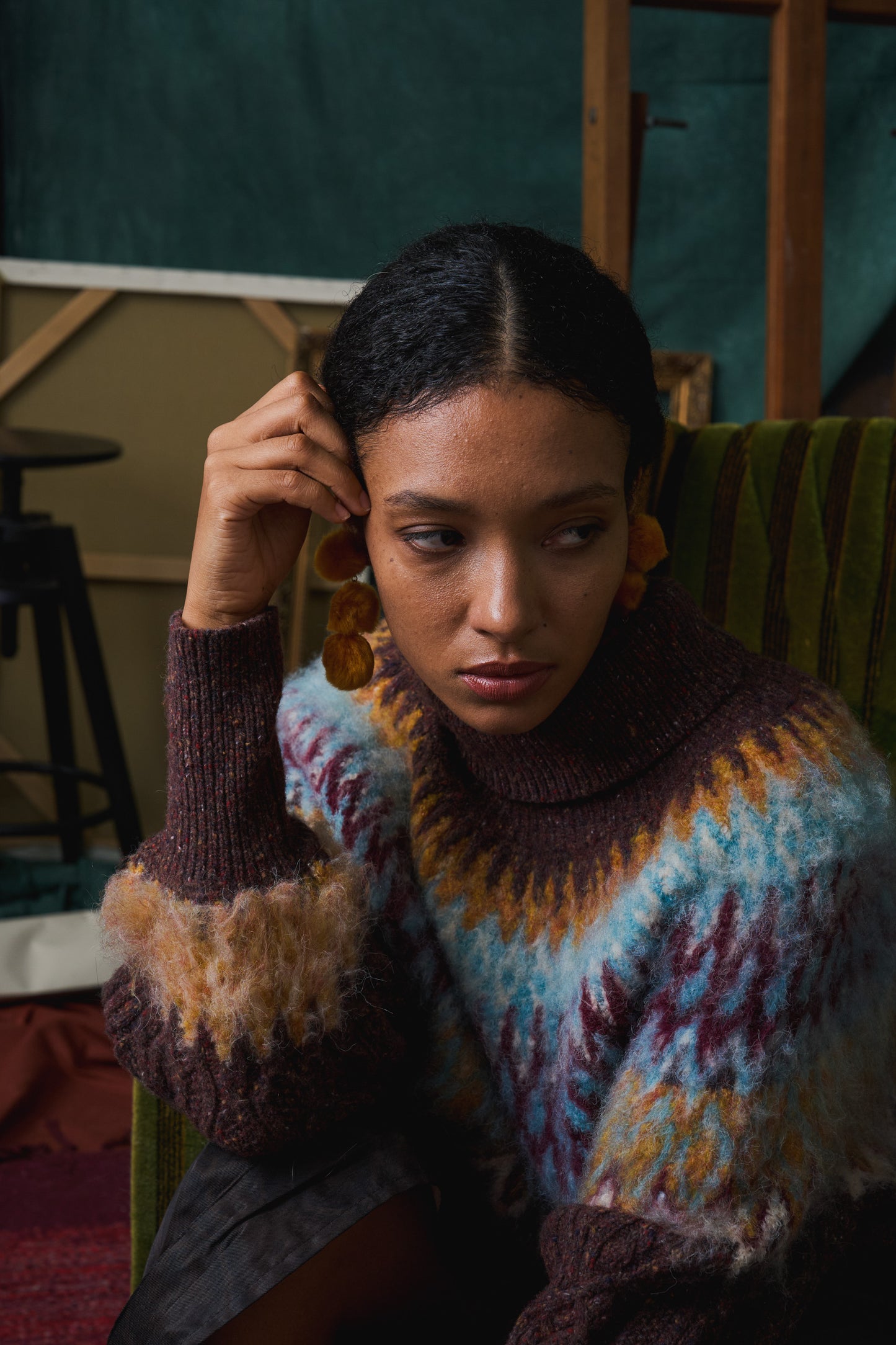 《人間用の服》multi knit / H02