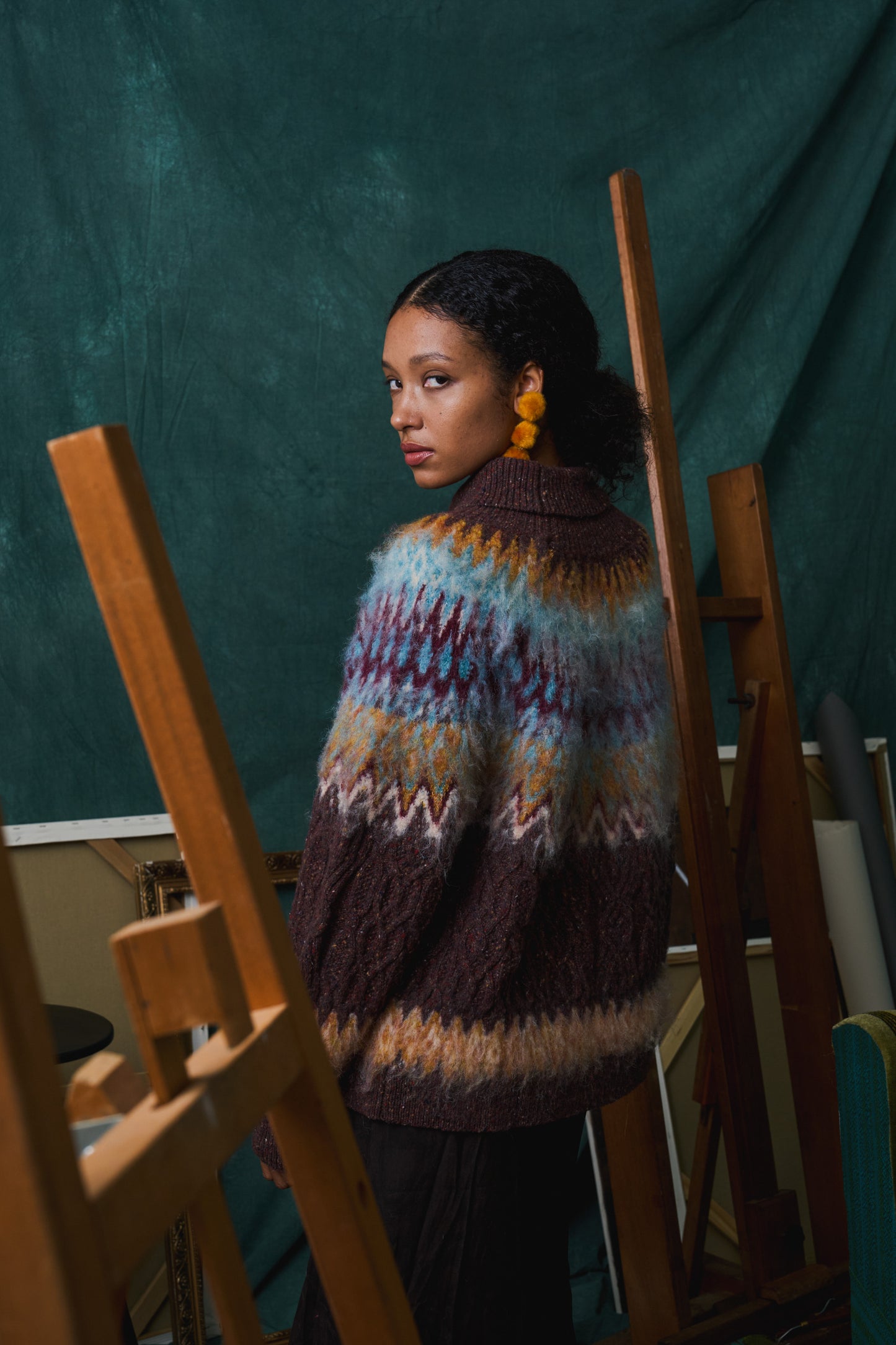 《人間用の服》multi knit / H02