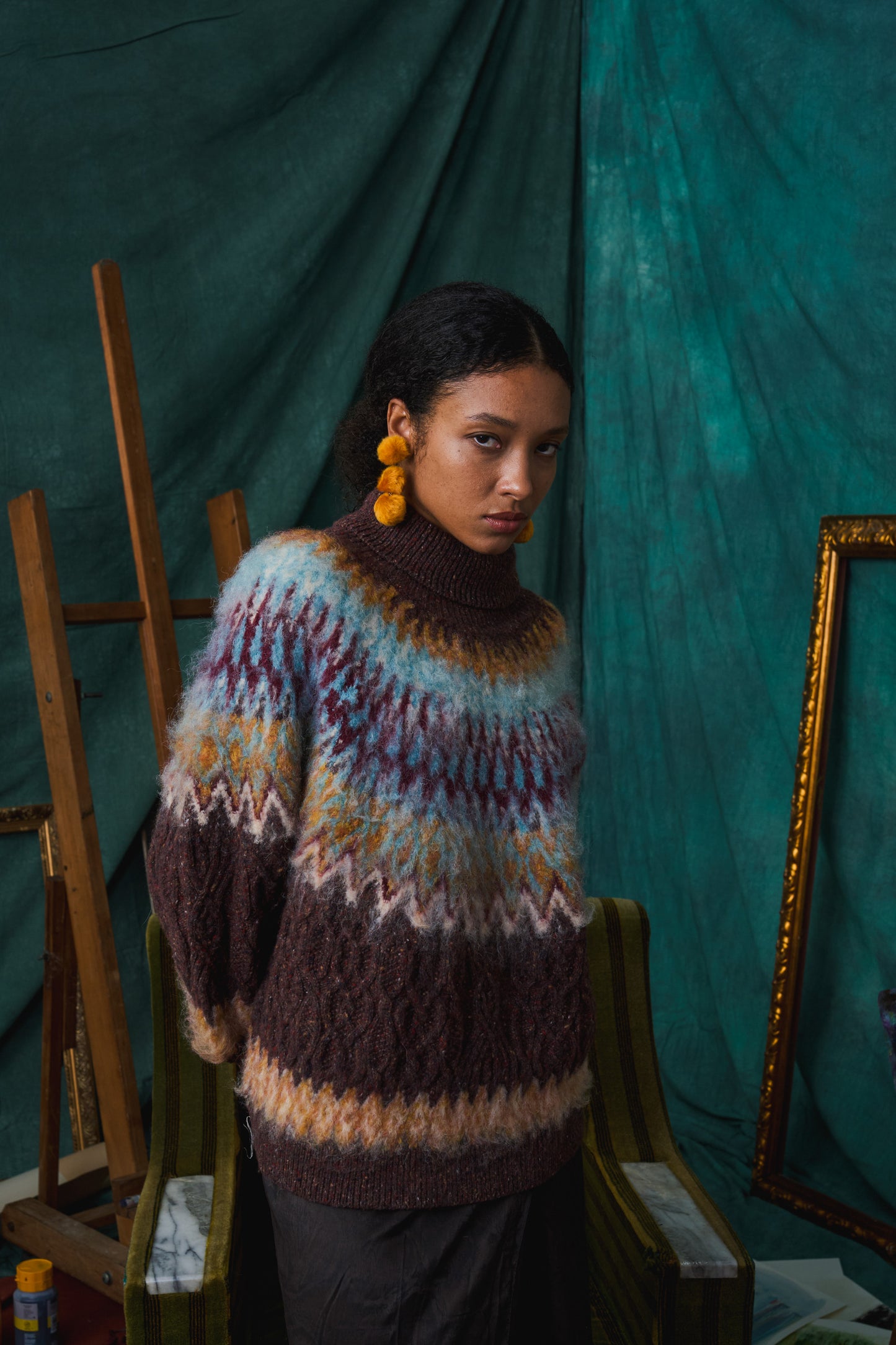 《人間用の服》multi knit / H02