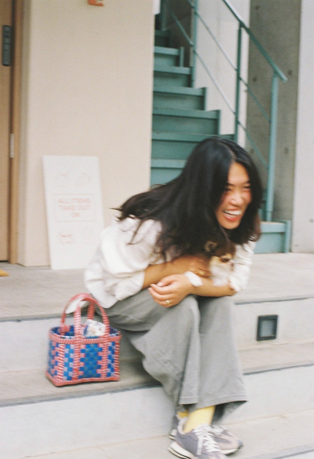 《Emotinally Market × mellowbear 》《2WAYスクエアお散歩バック》《mini》　　