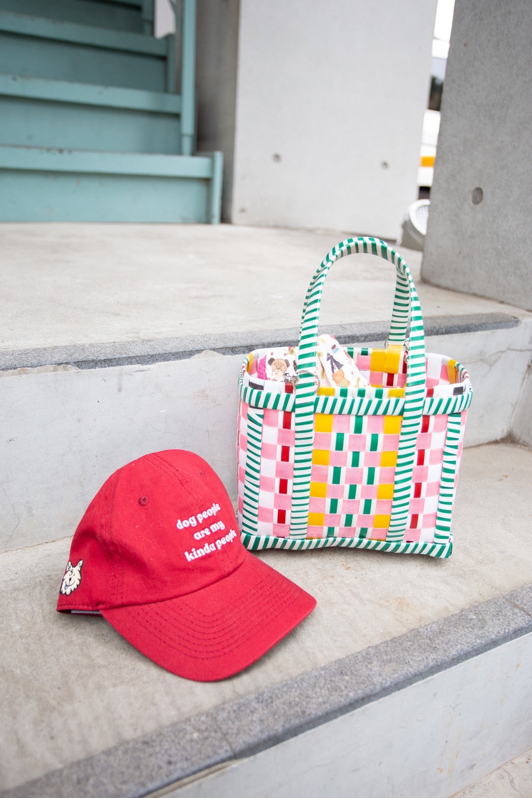 《Emotinally Market × mellowbear 》《2WAYスクエアお散歩バック》《mini》　