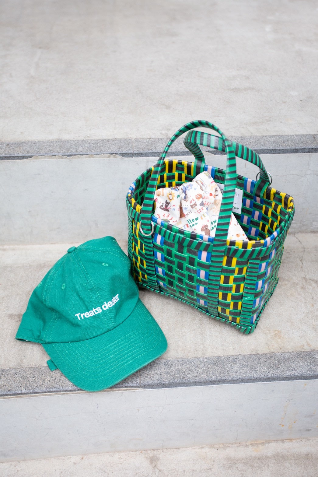 《Emotinally Market × mellowbear 》《2WAYスクエアお散歩バック》《mini》　