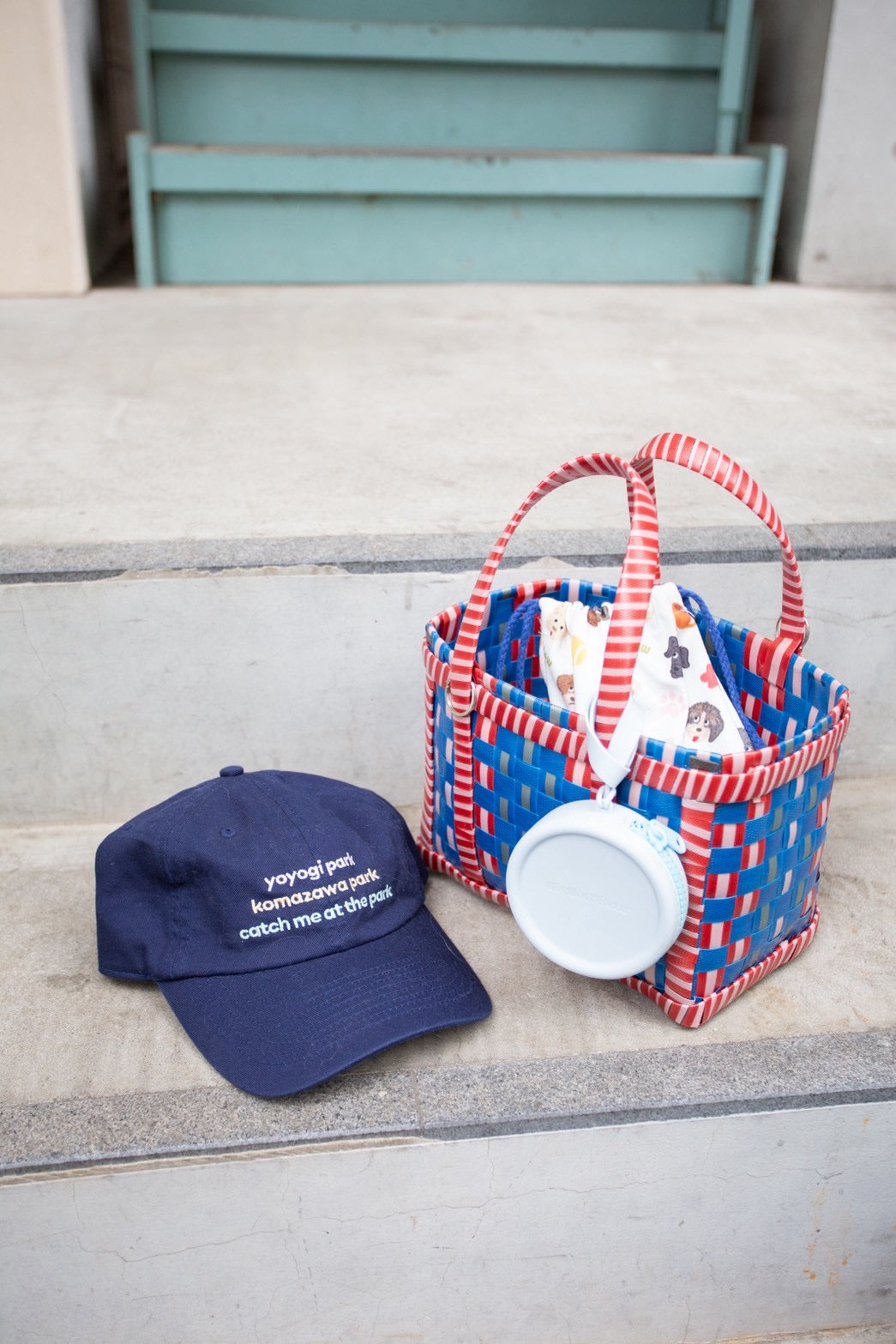 《Emotinally Market × mellowbear 》《2WAYスクエアお散歩バック》《mini》　