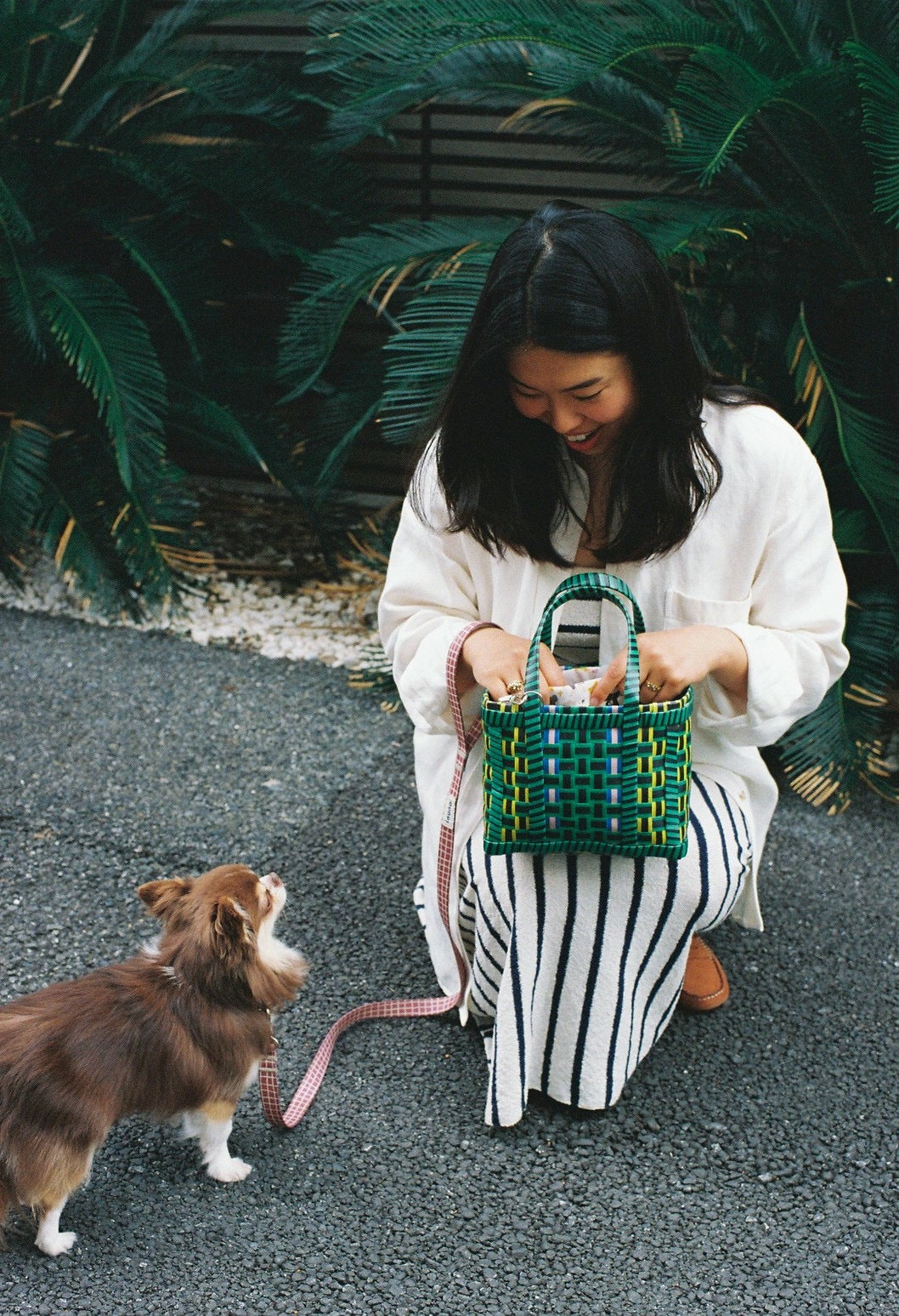 《Emotinally Market × mellowbear 》《2WAYスクエアお散歩バック》《mini》　