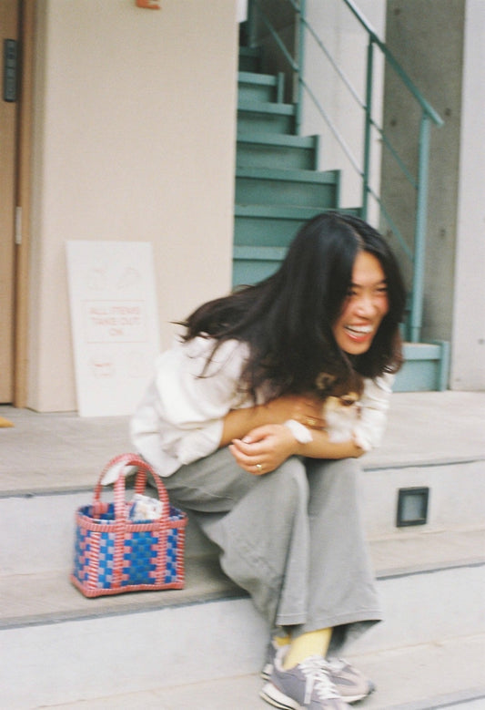 《Emotinally Market × mellowbear 》《2WAYスクエアお散歩バック》《mini》　
