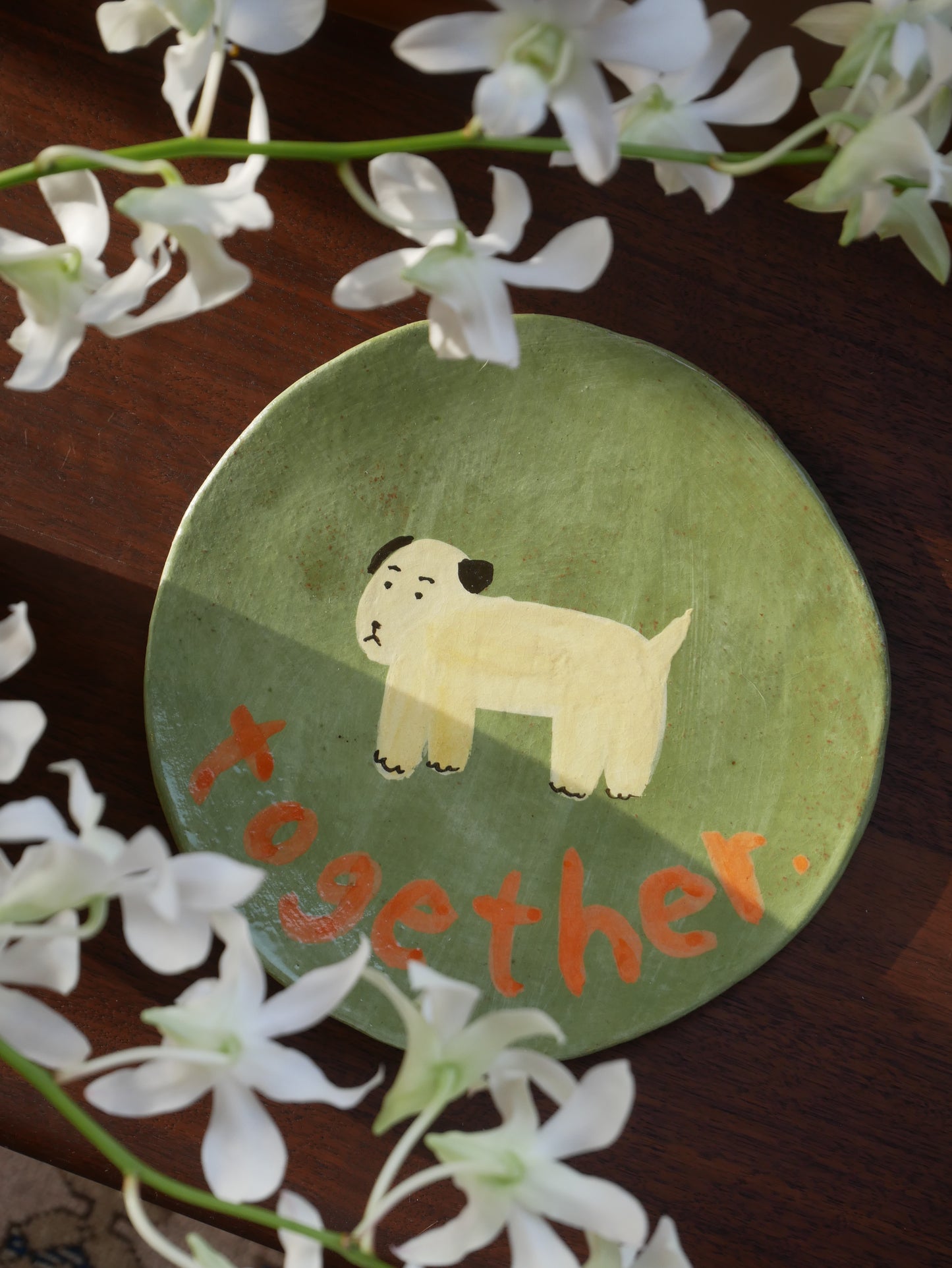 mellowbear別注 / 《平皿》together 皿　
