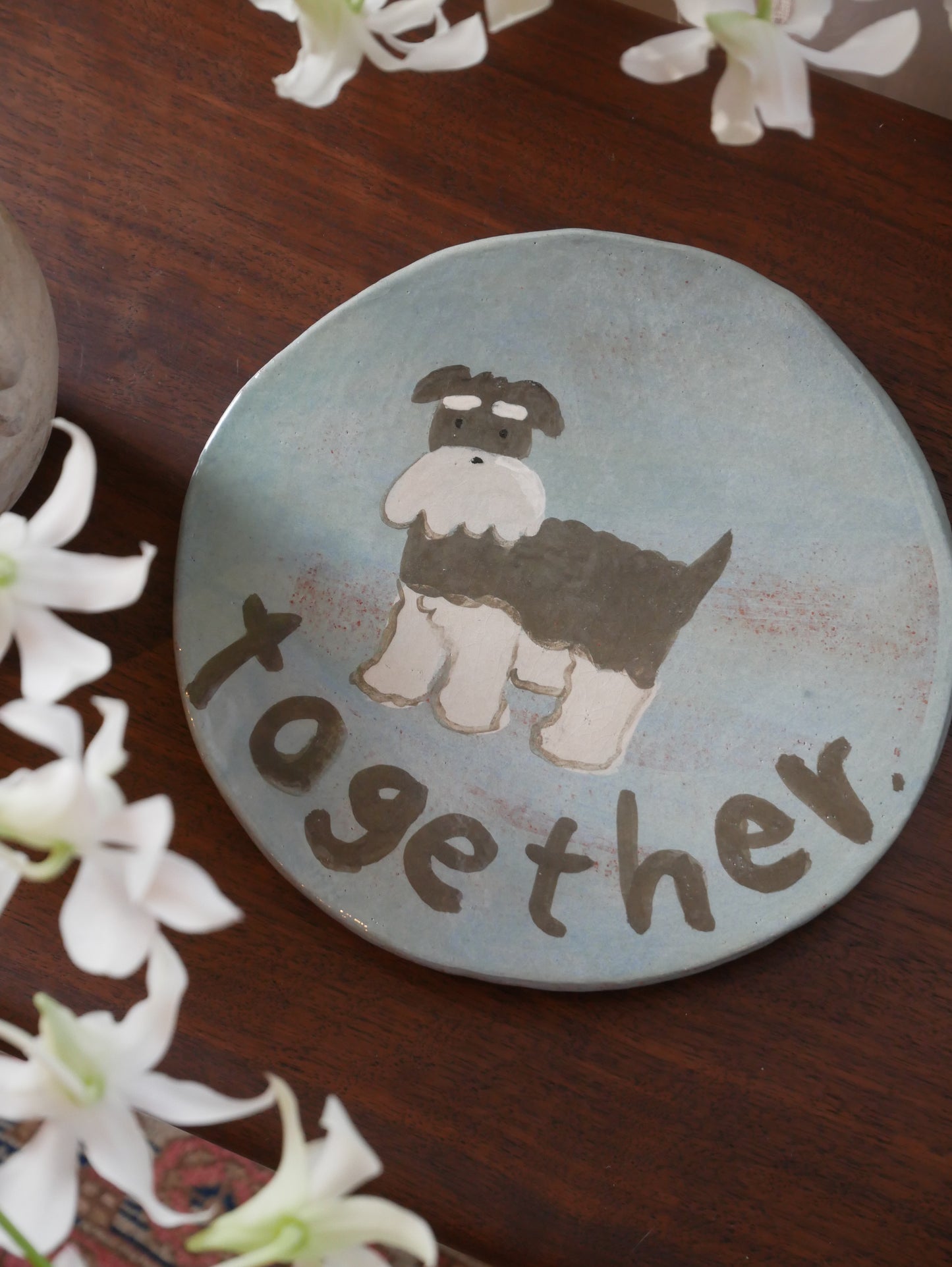 mellowbear別注 / 《平皿》together 皿　