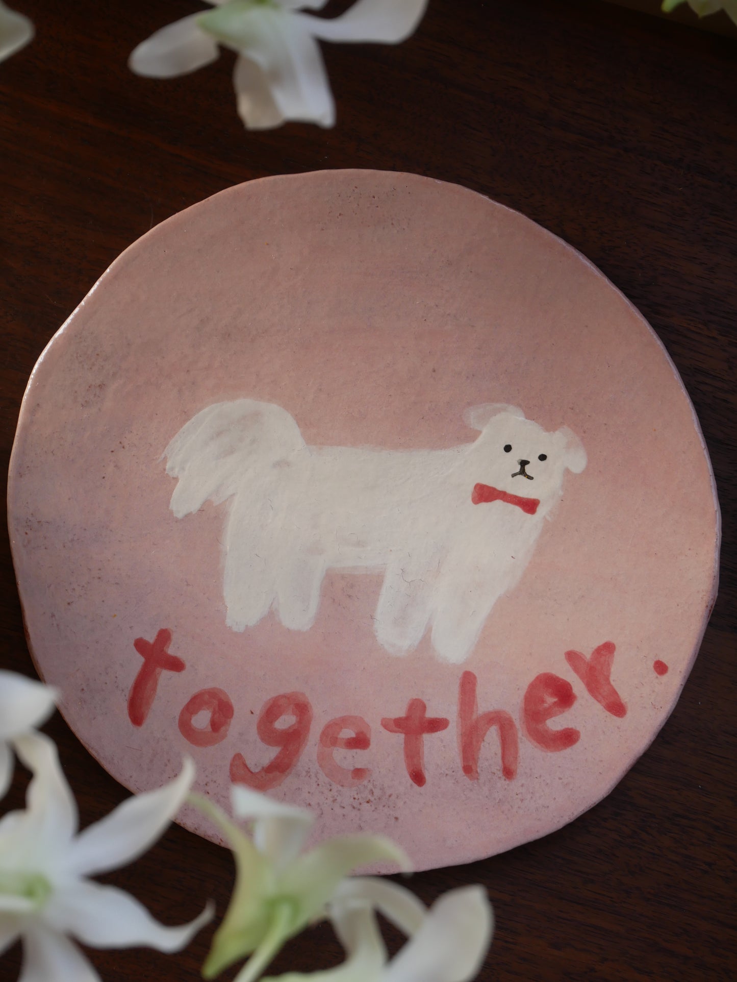 mellowbear別注 / 《平皿》together 皿　